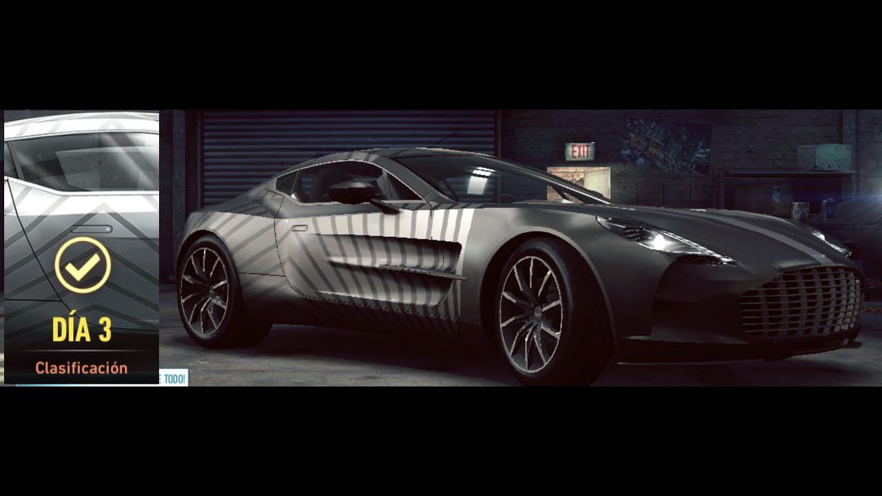 NFS No Limits – Undercover – Día#3 – Aston Martin One-77 – Días de farmeo dan resultado