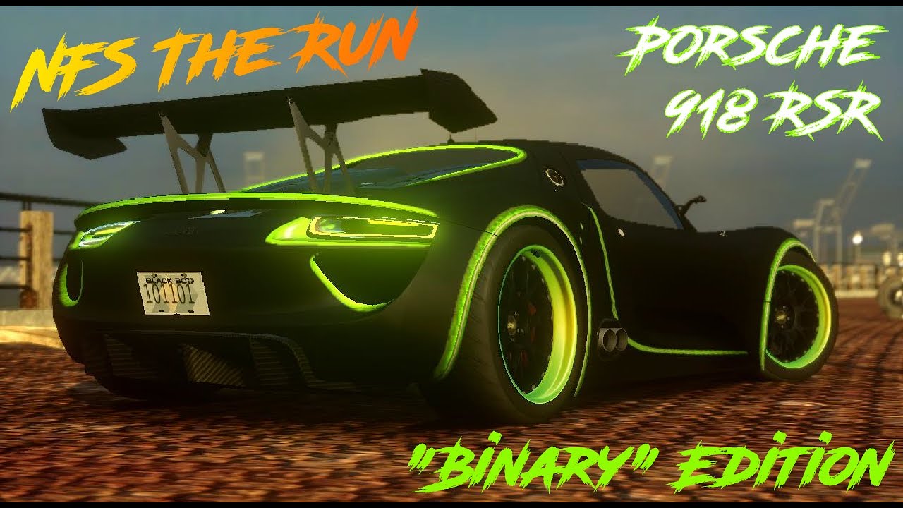 NFS The Run. Porsche 918 RSR in Extreme Career Mode