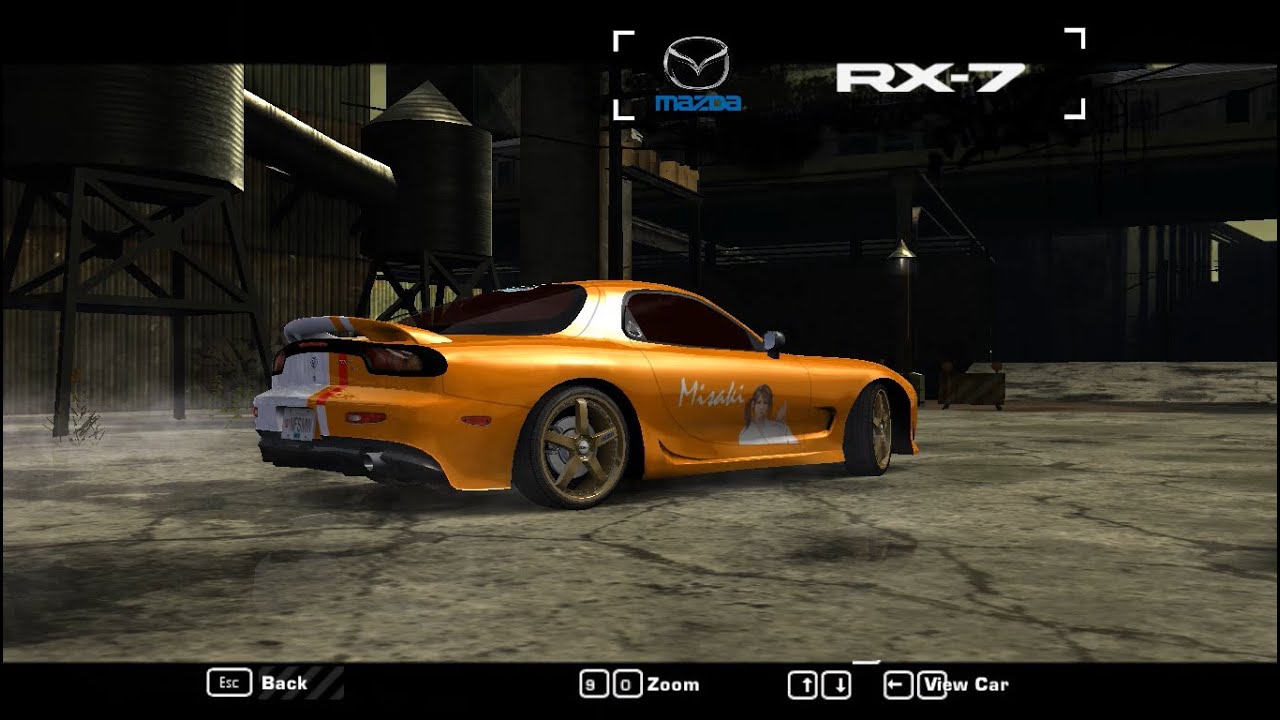 NFSMW 2005: Customization: Mazda RX-7 ‘Misaki’ Theme