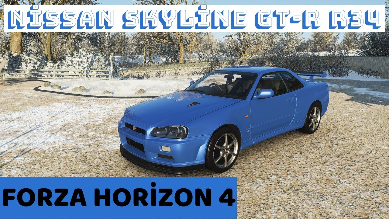 NİSSAN SKYLİNE GT-R R34 | Forza Horizon 4 | Logitech G27 Gameplay