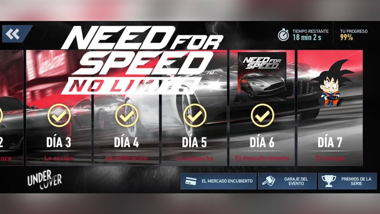 Need For Speed No Limits Android Aston Martin DB11 AMR Evento Especial Dia 7 El Escape