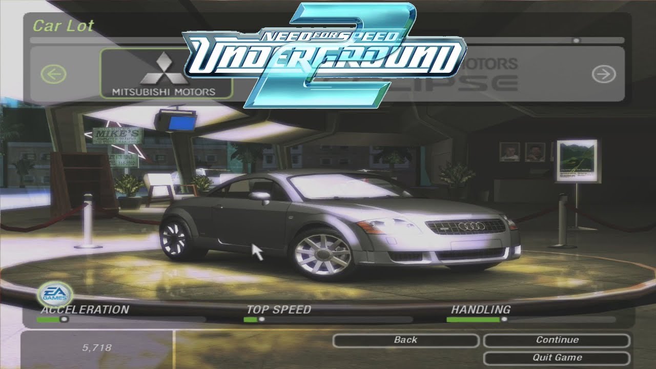 Need for Speed: Underground 2 – Audi TT