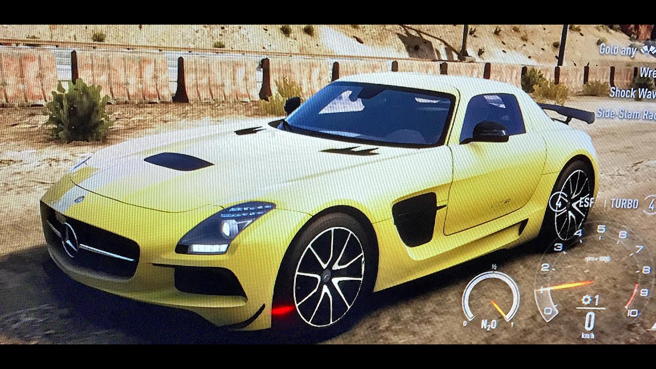 Need for speed Rivals (Rider) Race [Easy] East Wood - Mercedes Benz SLS Black Series