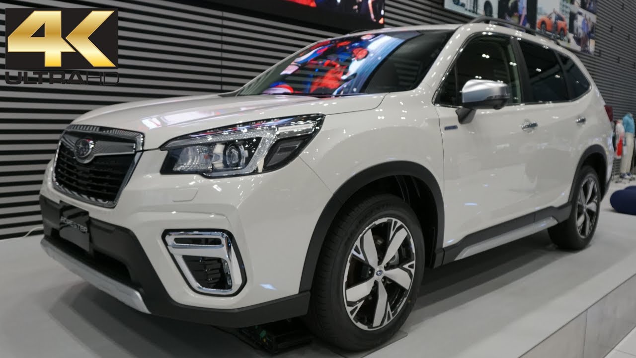 New 2020 SUBARU FORESTER ADVANCE e-BOXER White –  新型スバル フォレスタアドバンス e-BOXER ホワイト 2020年モデル