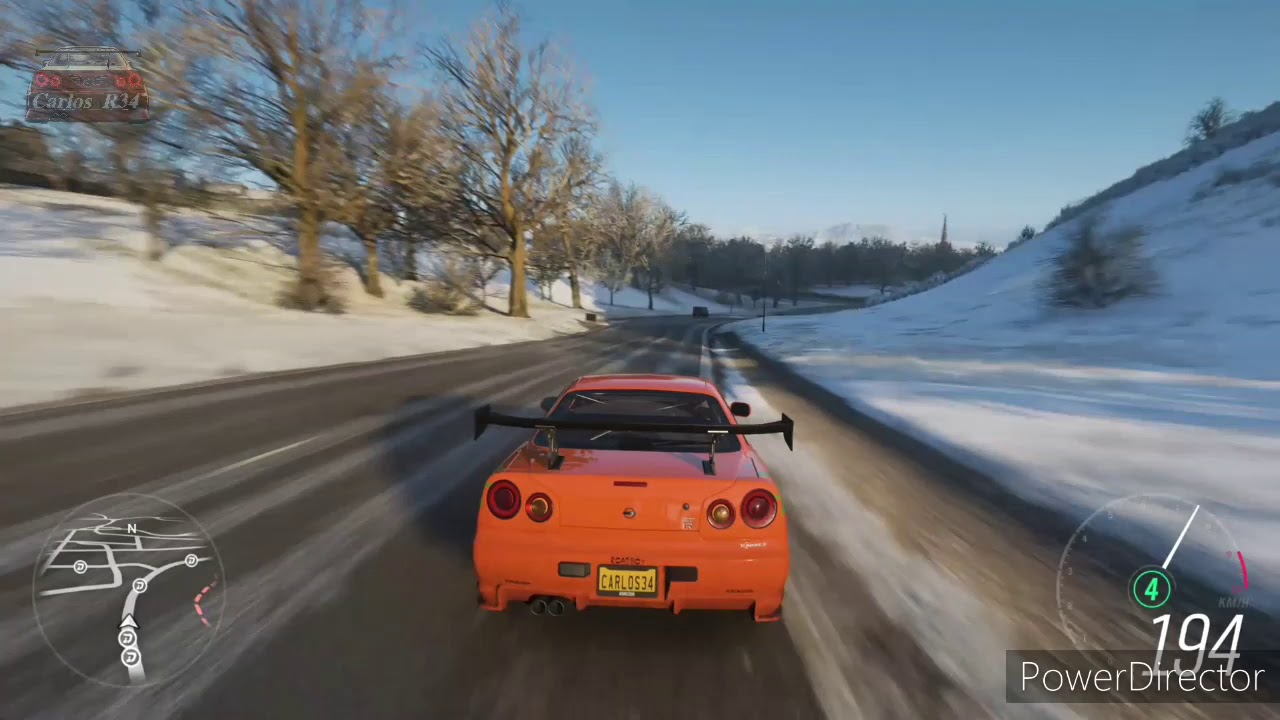 Nissan Skyline GT-R R34 - Forza horizon 4.