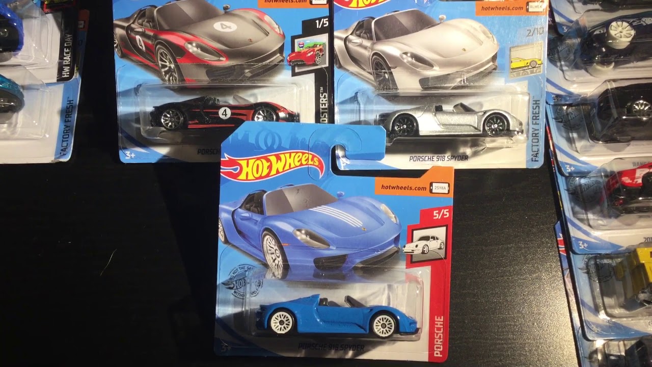 Nuevo Hot Wheels Porsche 918 versión 2020