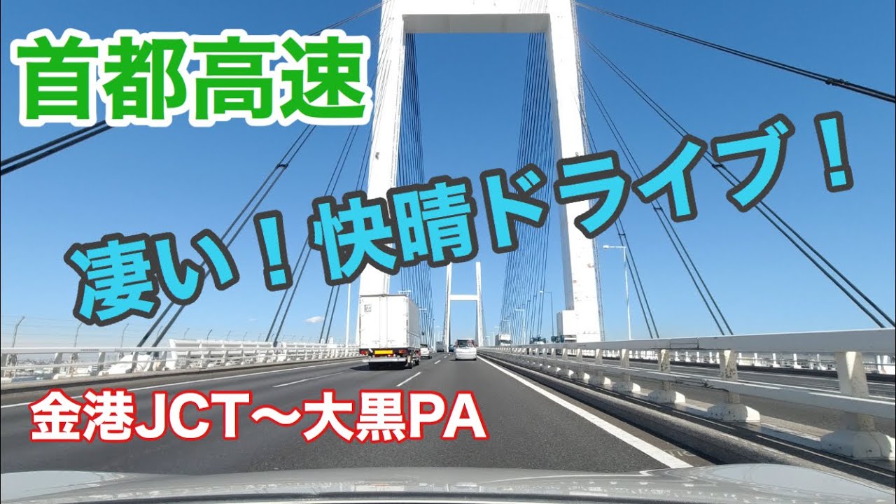 首都高 大黒PA ドライブ