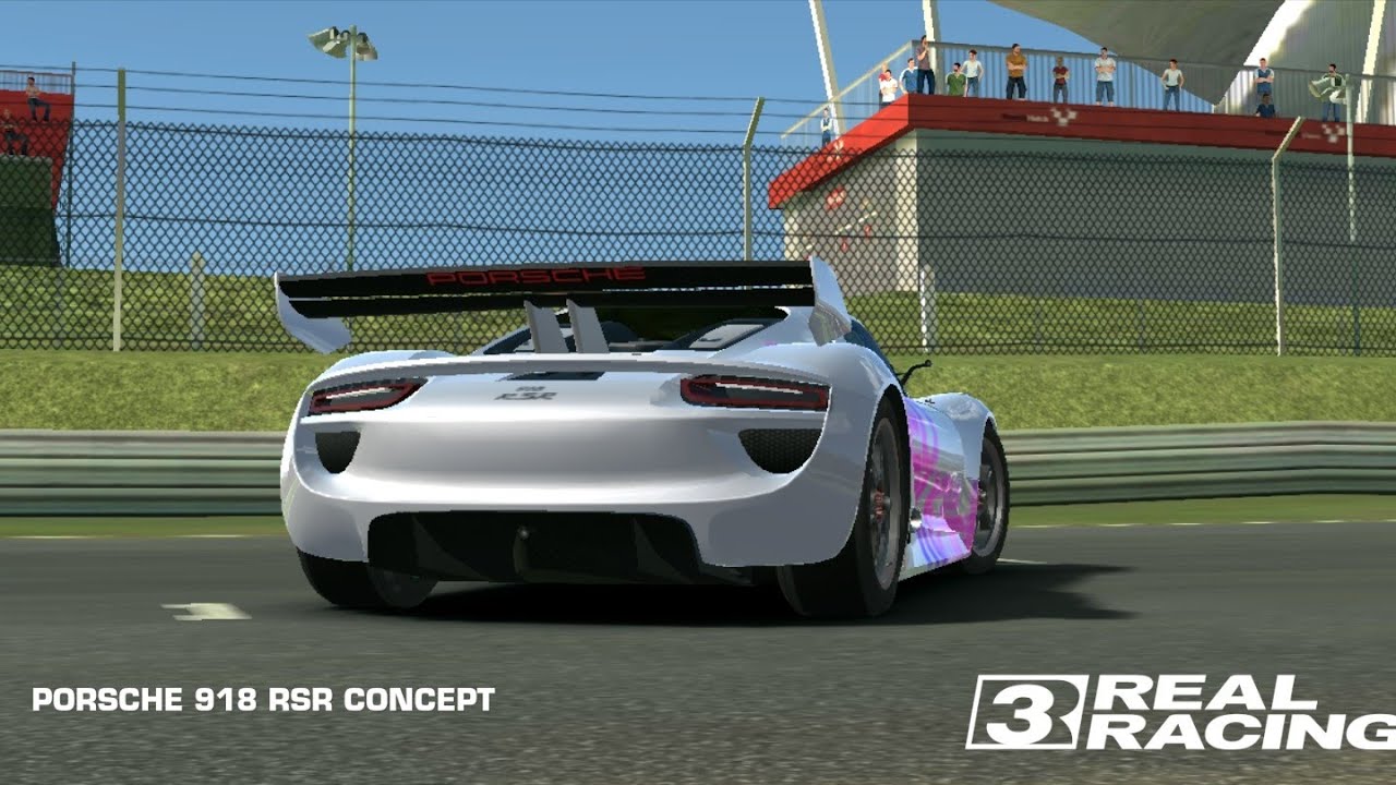 PORSCHE 918 RSR…. Real Racing 3