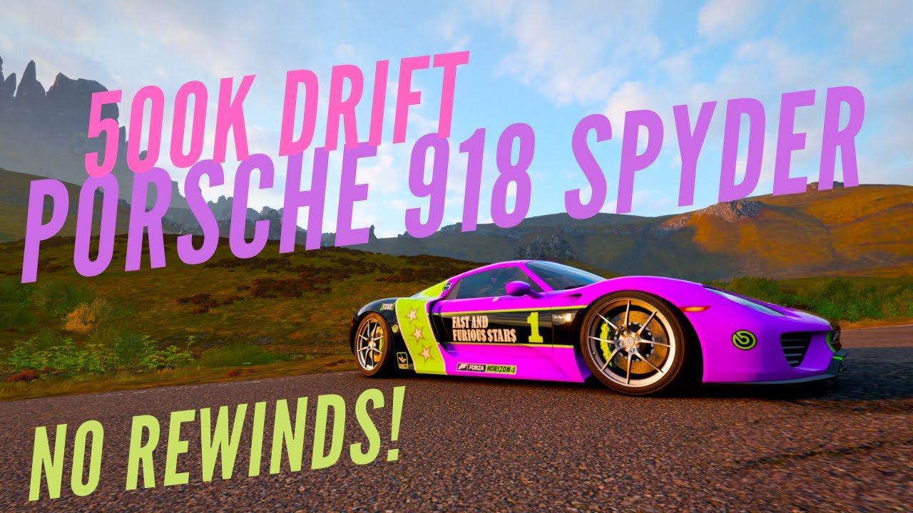 PORSCHE 918 SPYDER 500K DRIFT