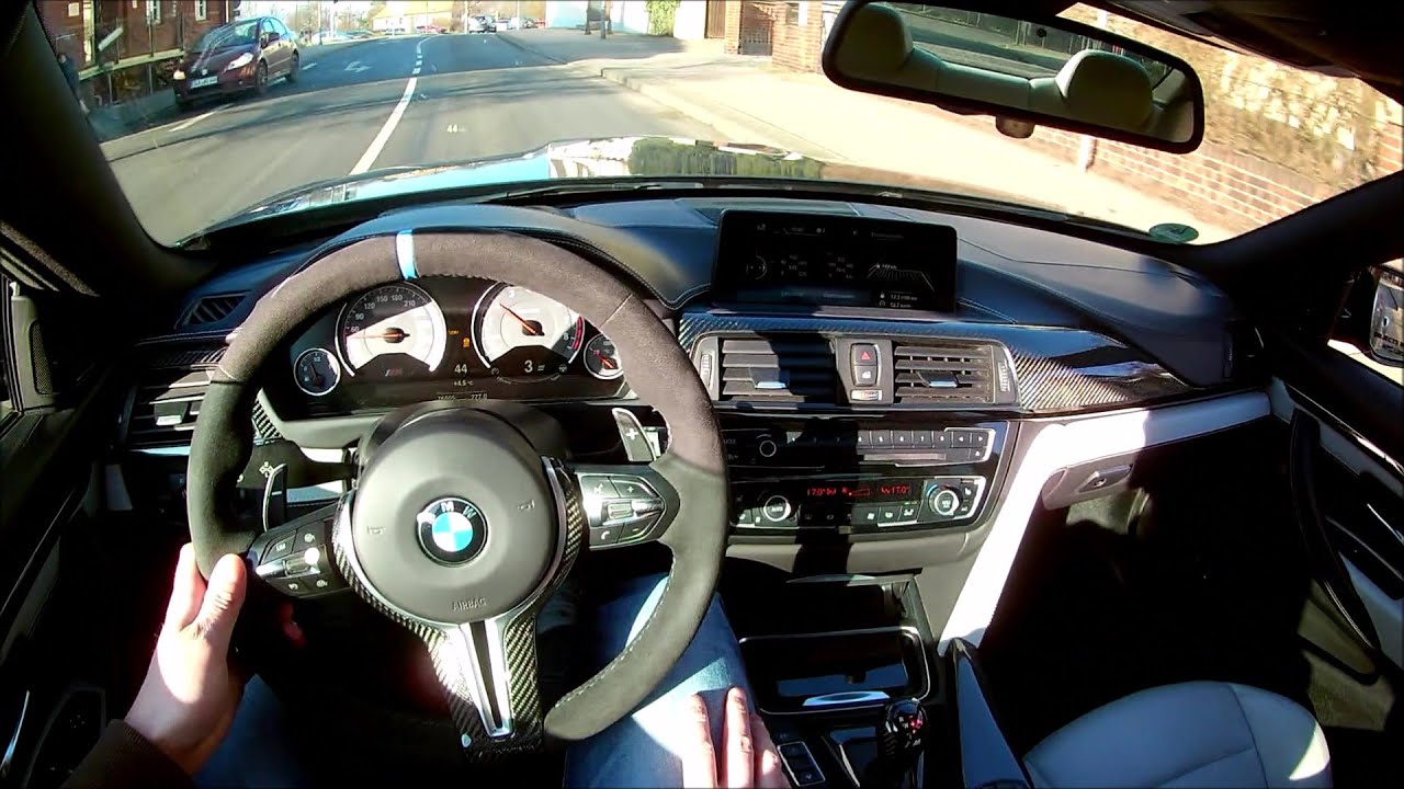 POV 3 BMW F82 M4 Saturday Morning Drive Akrapovic Downpipes + full Exhaust System with 200 cell cats