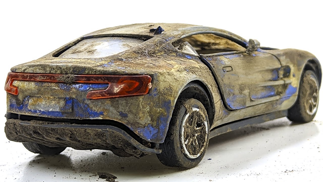 Restoration Abandoned Aston Martin ONE-77 Model Car