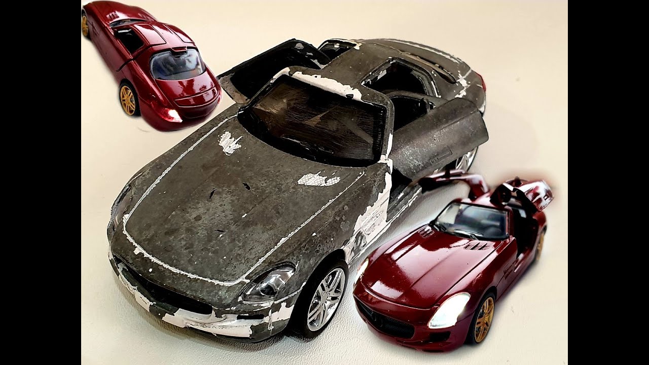 Restoration of Mercedes Benz SLS AMG Model Car