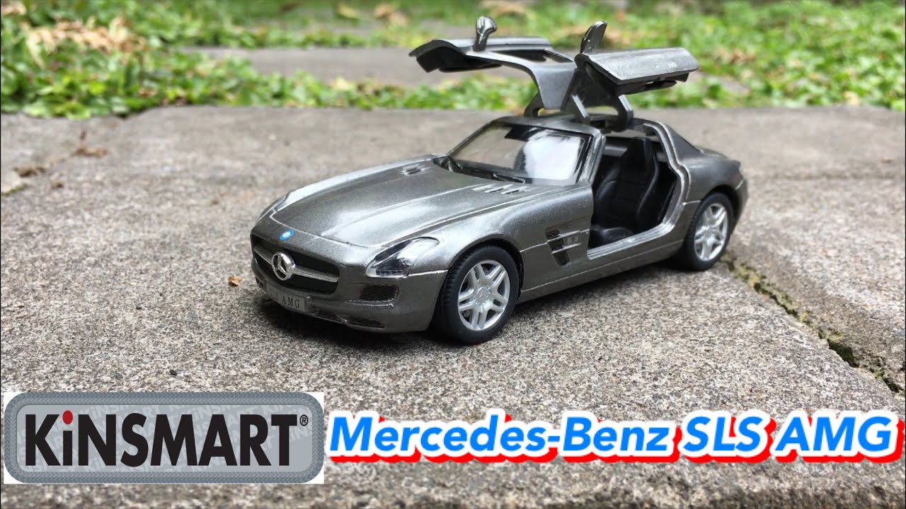 Review Mercedes-Benz SLS AMG Kinsmart Diecast | Bahasa Indonesia