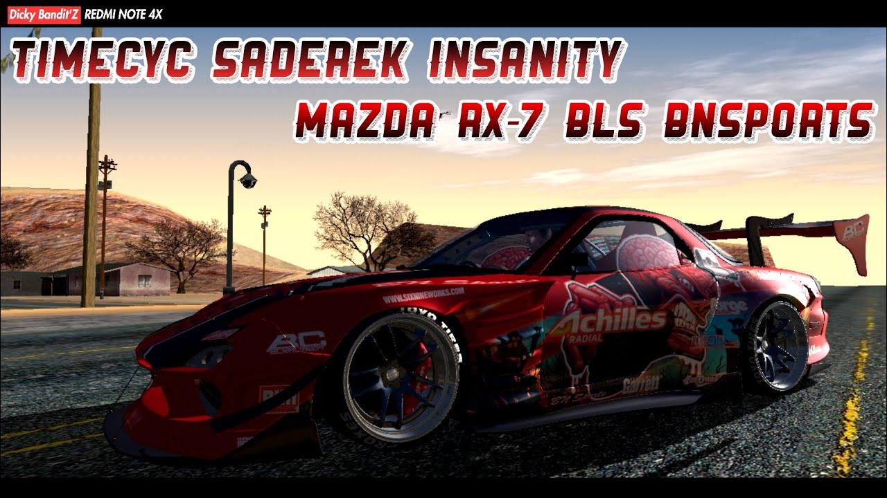 Review & Share Timecyc Saderek Insanity With Mod Car Mazda RX-7 BNSports | GTA SA ANDROID