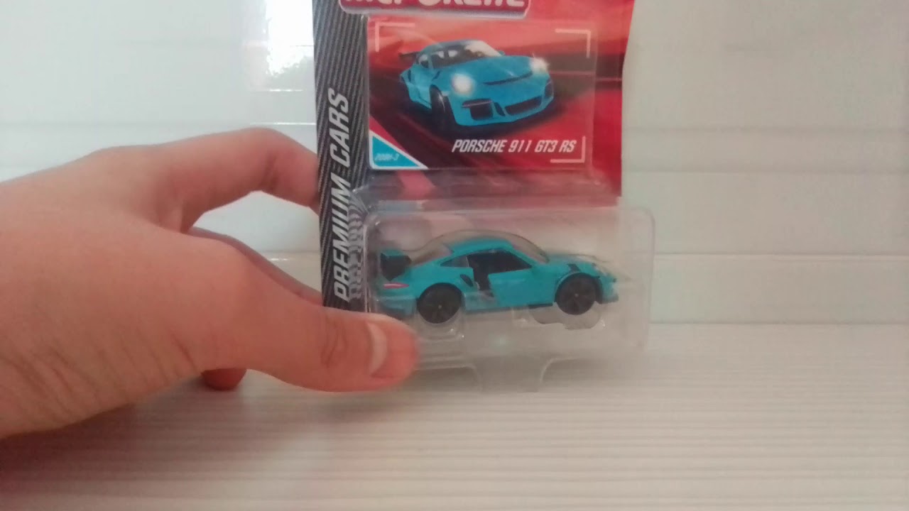 Review porche 911 gt3 rs (premium car majorette)