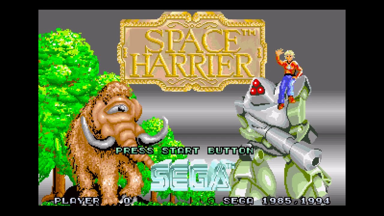 Space Harrier (スペースハリアー). [32x]. 1CC. 50Fps.