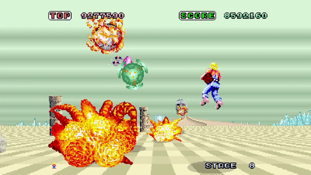 スペースハリアー Space Harrier - 2020年1月31日のプレイ