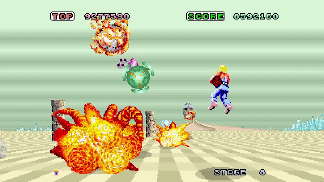 スペースハリアー Space Harrier – 2020年1月31日のプレイ