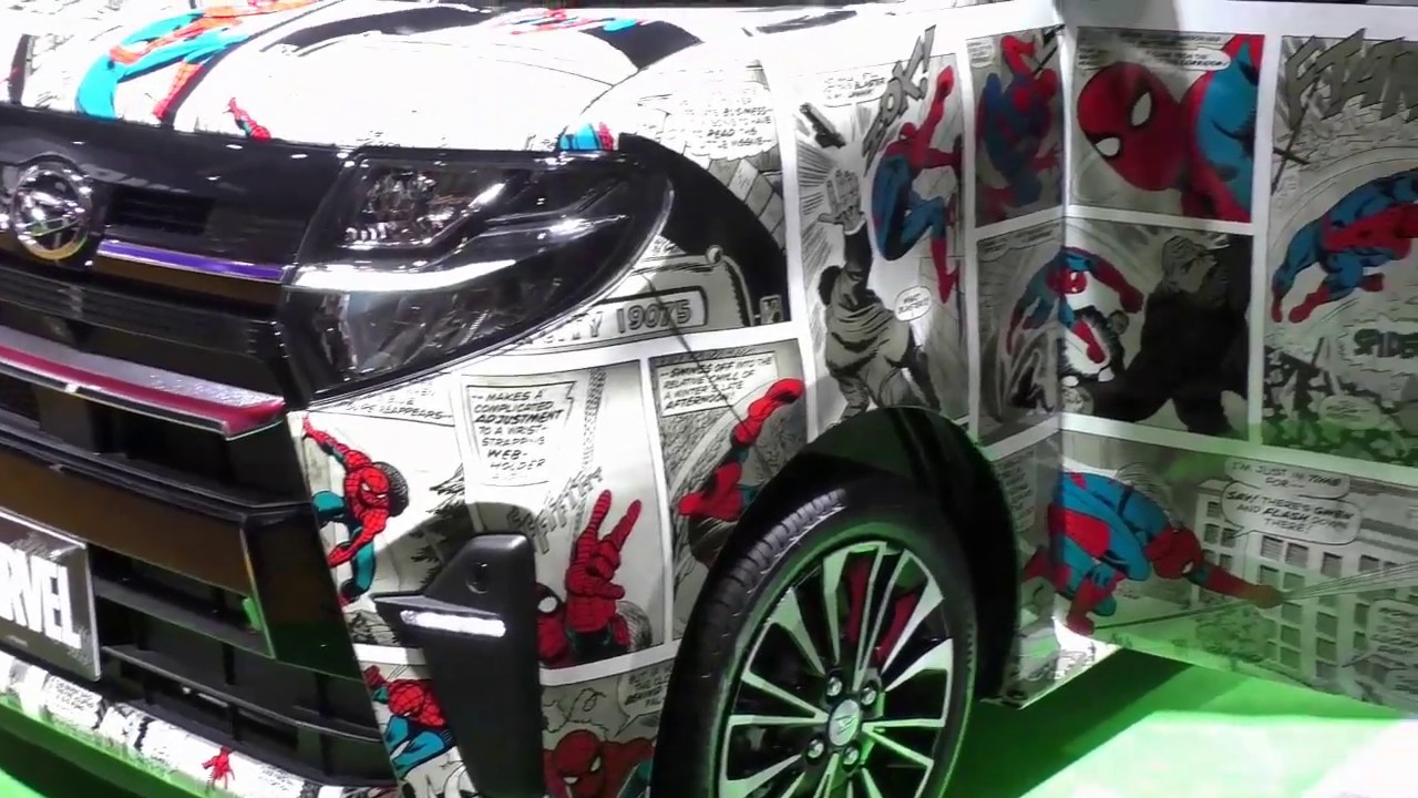 “Spiderman Car”  DAIHATSU タントカスタム MARVEL スパイダーマンver.