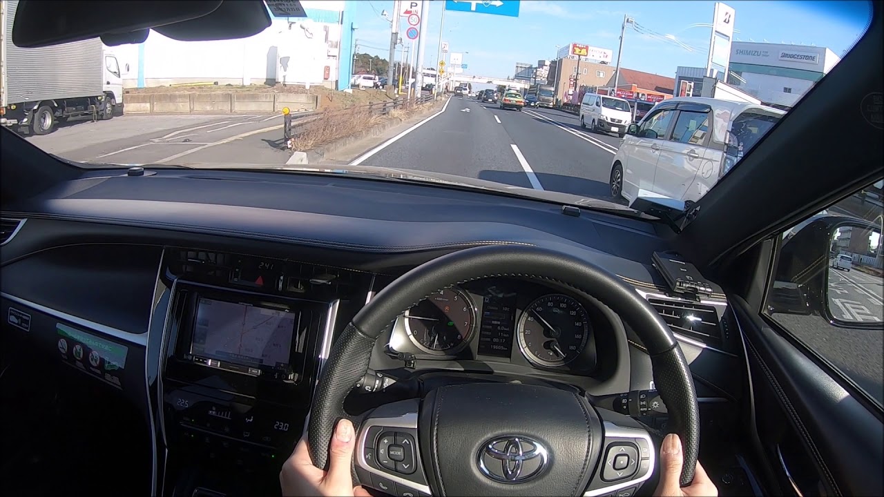 トヨタハリアー走行、試乗編【TOYOTA  HARRIER】ドライバー視点動画：JR常磐線　柏駅・我孫子駅周辺