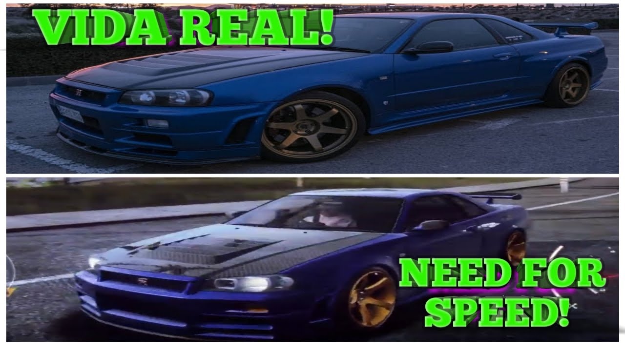 TUNEO el NISSAN GTR SKYLINE R34 IGUAL que el de SUPERCARS OF MIKE en NFS HEAT!!