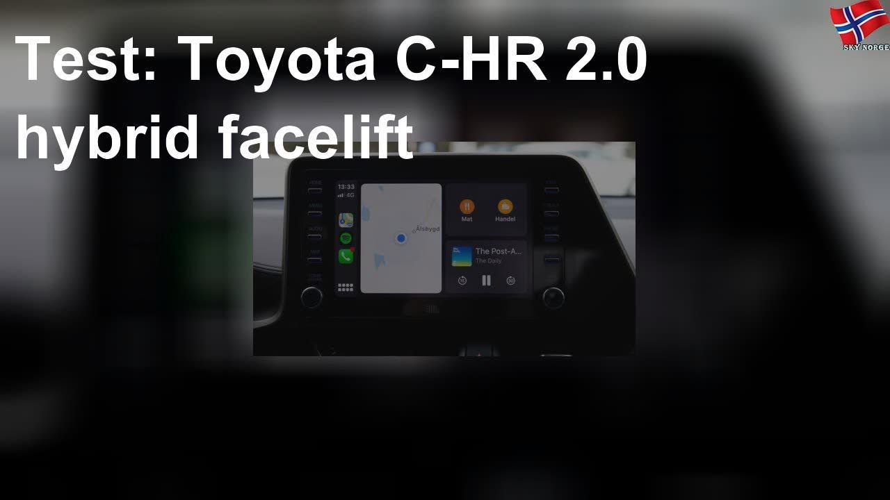 Test: Toyota C-HR 2.0 hybrid facelift