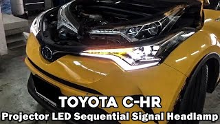 Toyota CHR Projector LED Sequential Signal Headlamp