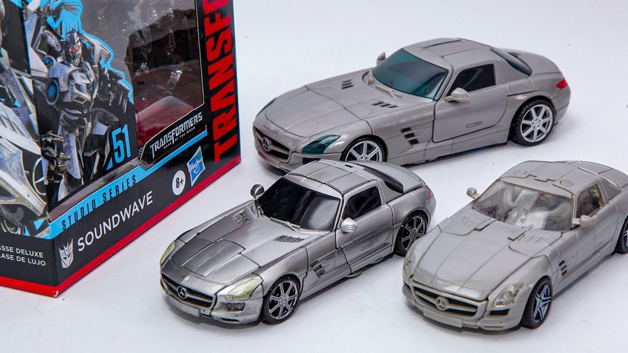 Transformers Movie 3 DOTM Studio Series Deluxe SS-51 Soundwave Benz SLS Vehicles Car Robot Toys