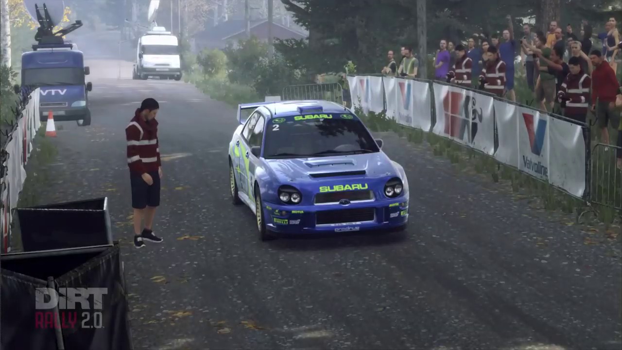 インプレッサWRC2001がフィンランドで特大ジャンプ!?【DirtRally2.0】