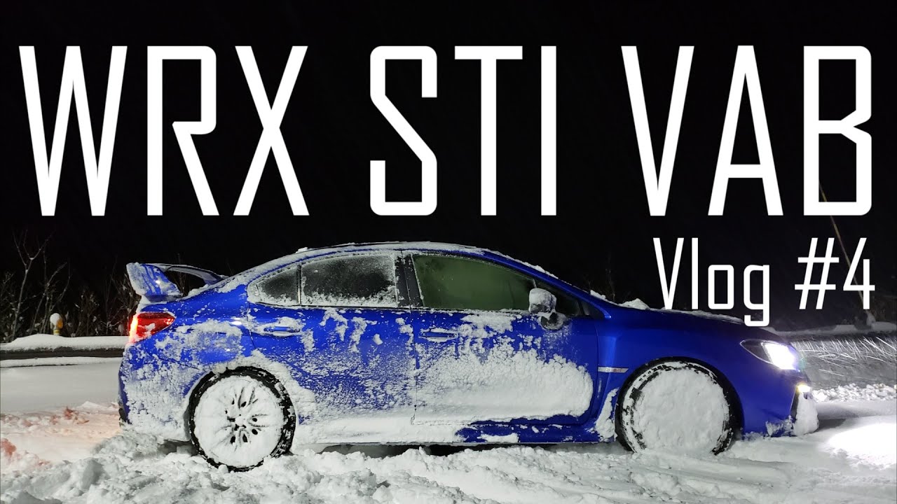 WRX STI VABlog#4 雪道ドライブ