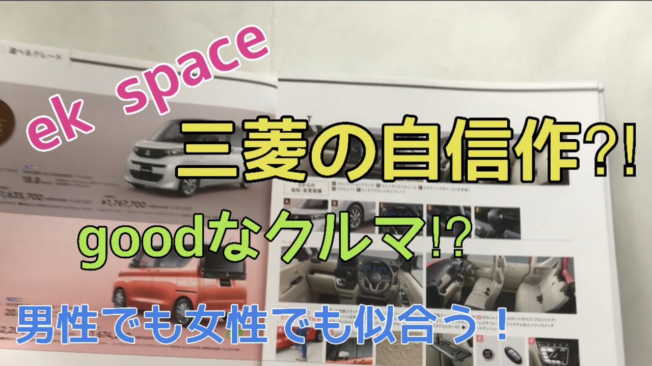 日産が開発し生産は三菱のekスペースのカタログをチェックしてみた！