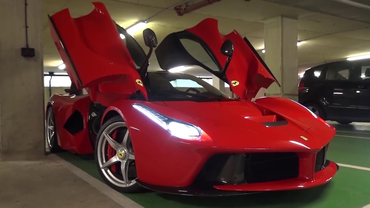 ferrari laferrari brutal revs