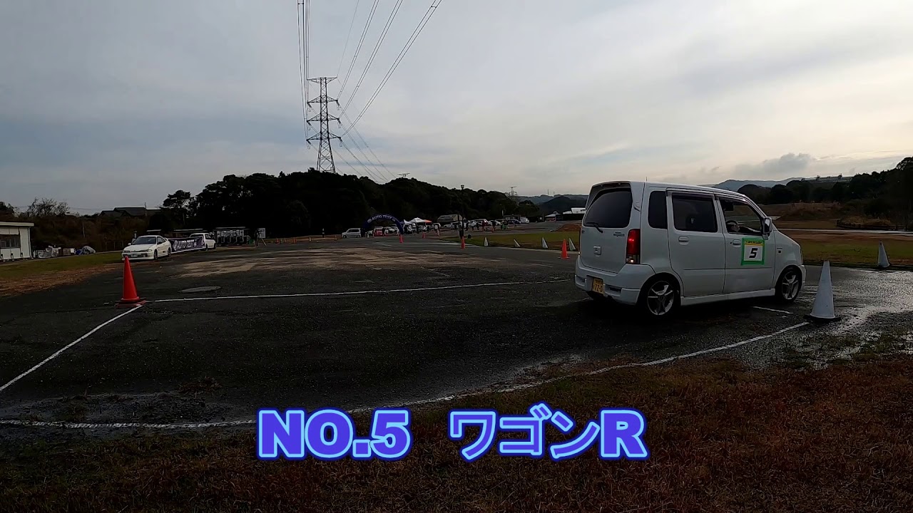 ＪＭＲＣ九州北九州支部オートテストinグリーンパーク（臨時駐車場特設コース）Aグループ1本目 の前半世界最長のブランコとオートテストYouTube🔜Vol,11