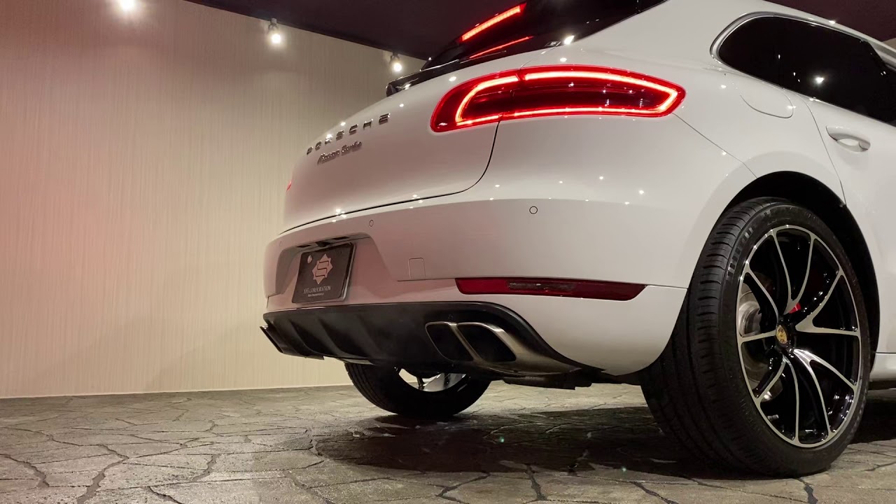 porche macan turbo exhaust sound ポルシェマカン　ターボ　純正マフラーサウンド　エキゾースト