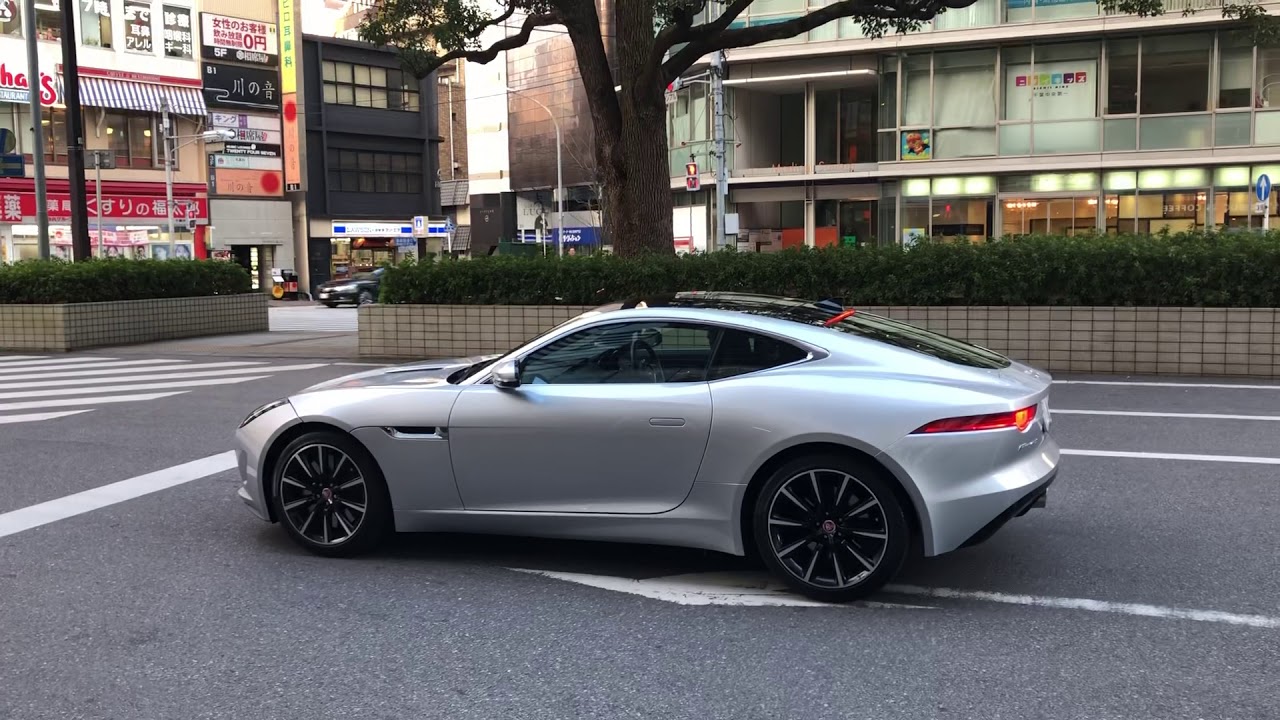 千葉駅にてジャガーＦ-type    Fタイプ