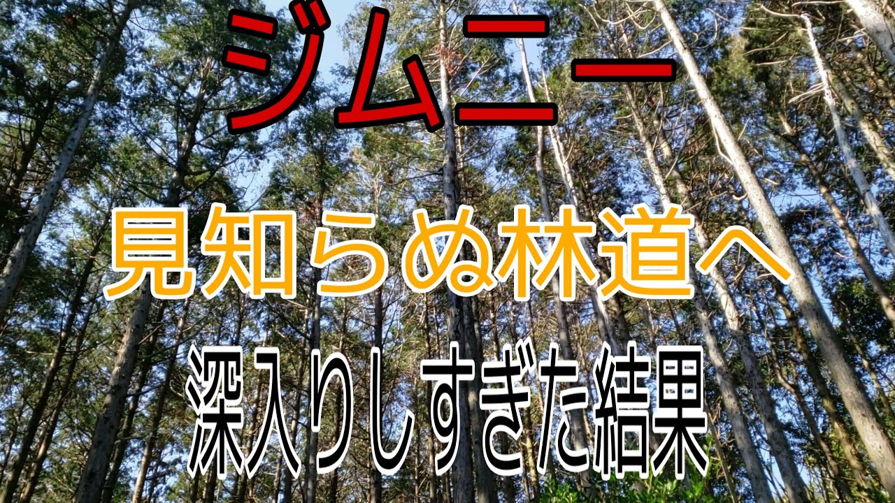 ノーマルジムニーで見知らぬ林道へ　深入りしすぎた結果