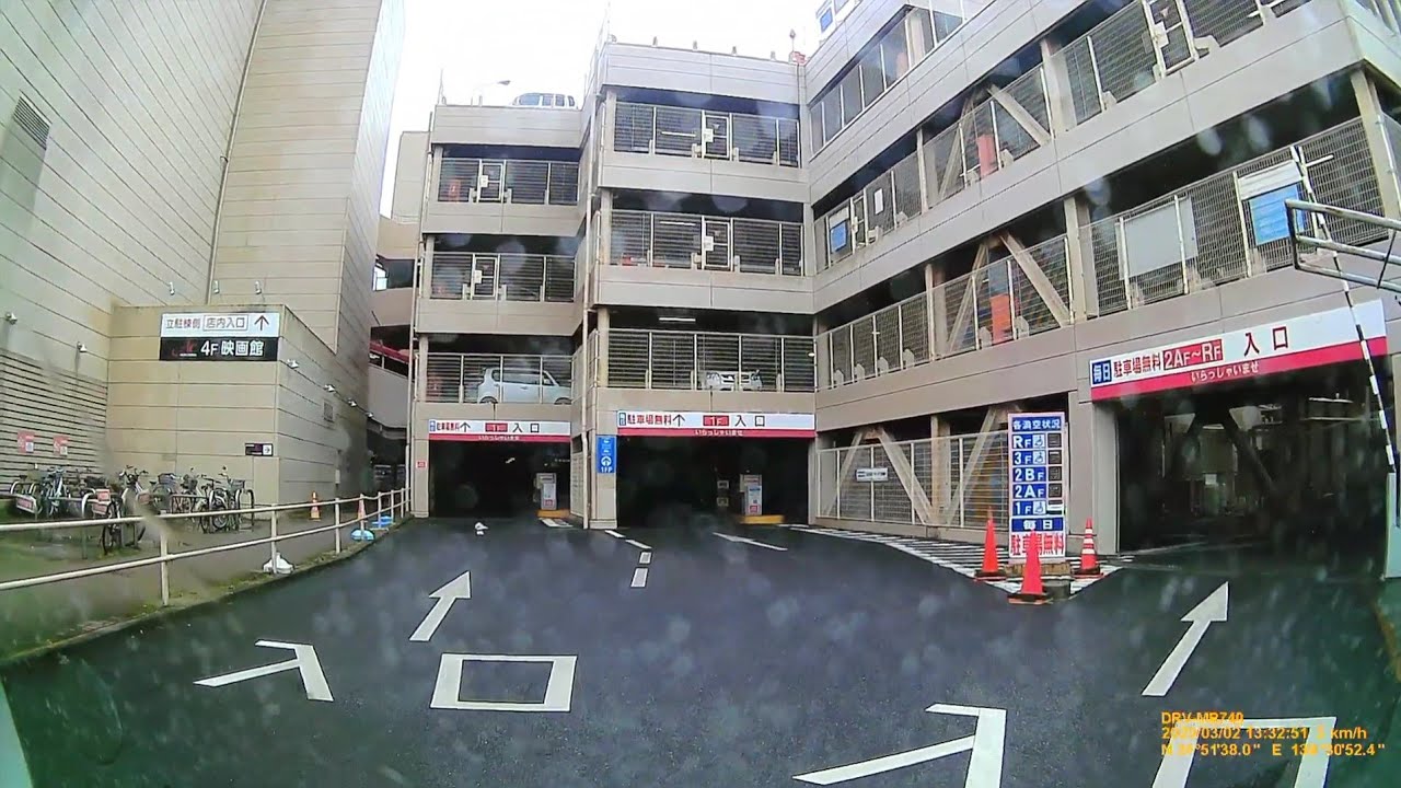 立体駐車場 イオン大井店（1階↔屋上）