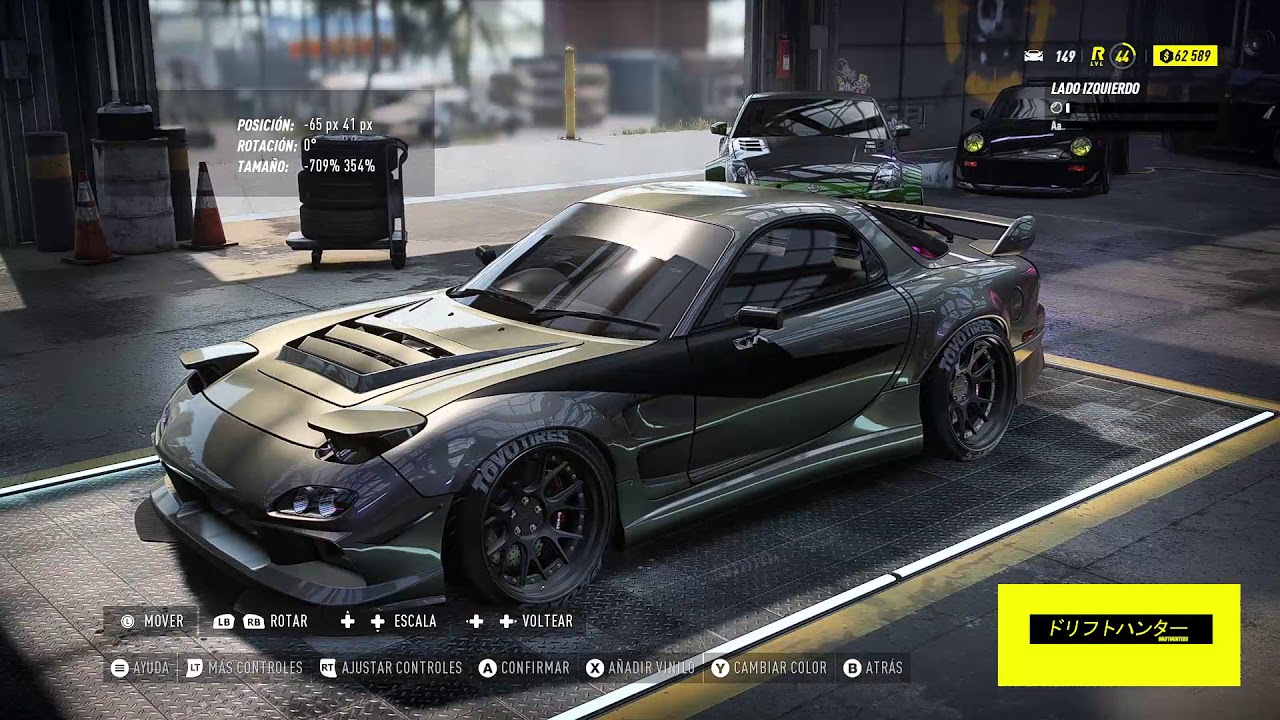 #1 DriftHunter Desing / Mazda rx-7 / NFS HEAT