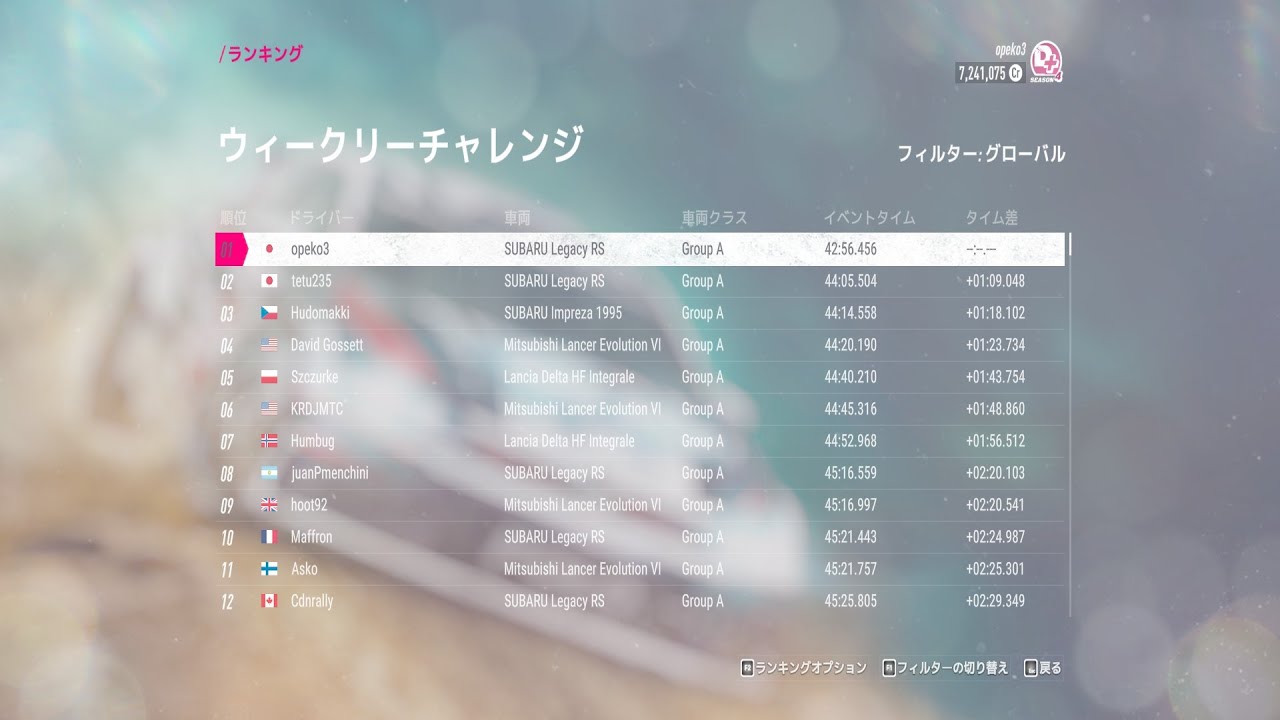 #1? Weekly SCOTLAND Subaru Legacy RS とにとに/03/29 Dirt Rally 2.0