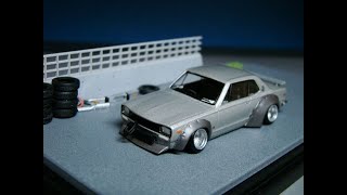 ミニカー改造　1/64トミカ・京商・コナミ　深リム　ディスプレイケース　旧タイプサンプル