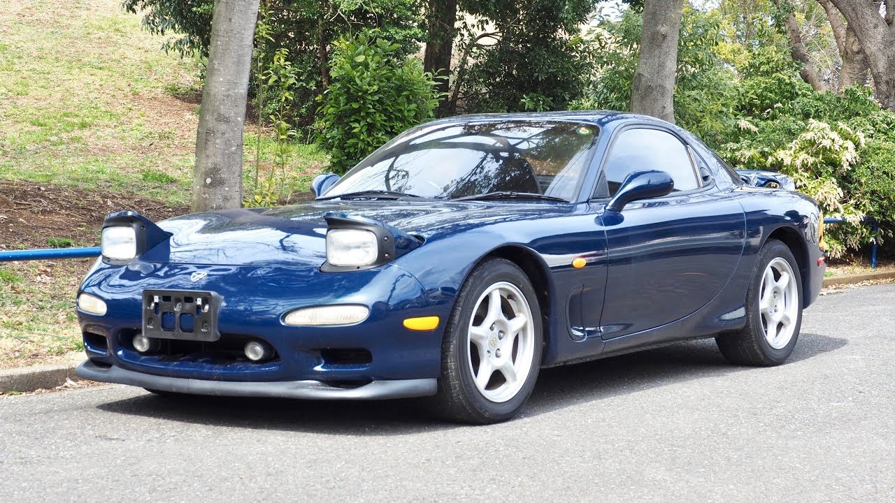 1995 Mazda RX-7 Type R Montego Blue Pearl 60,000 km (USA Import) Japan Auction Purchase Review