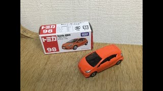 (絶版トミカ開封2)  No.98  トヨタアクア