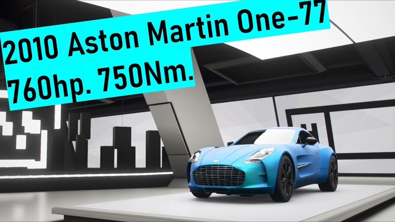 2010 Aston Martin One-77. Forza Horizon 4 Sim Racing. Logitech G29.