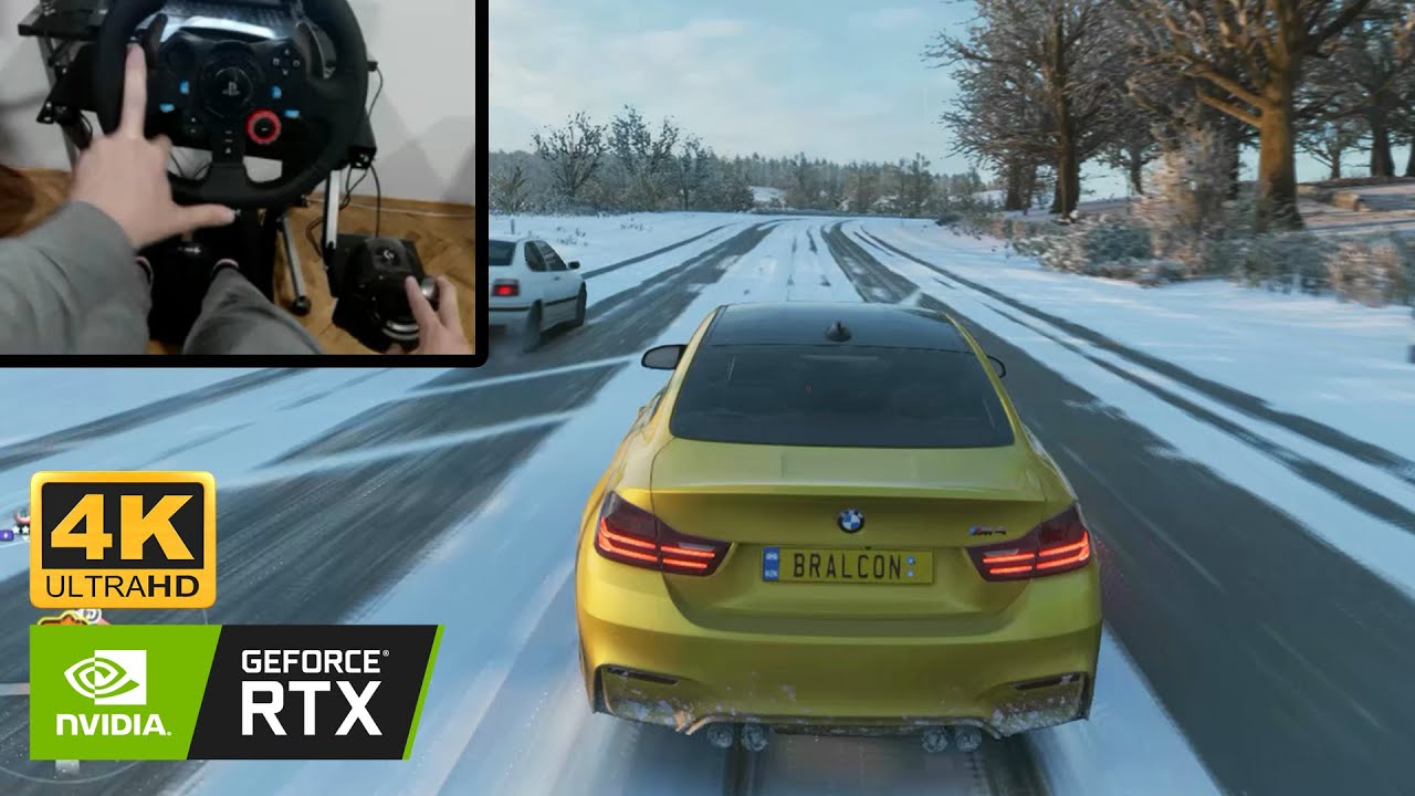 2014 BMW M4 Coupe  – Forza Horizon 4 | Logitech G29 Gameplay 4K 60FPS