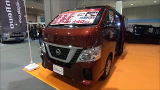 【大阪キャンピングカーフェア 2019】日産 NV350 キャラバン 標準幅 EXP Diario Van Type 1（デイアリオ バン タイプ1）バンコンバージョンの紹介