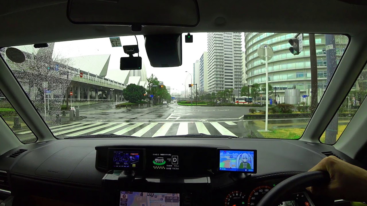 ルーミー 2020年初動画 つかの間の雨の横浜ドライブ