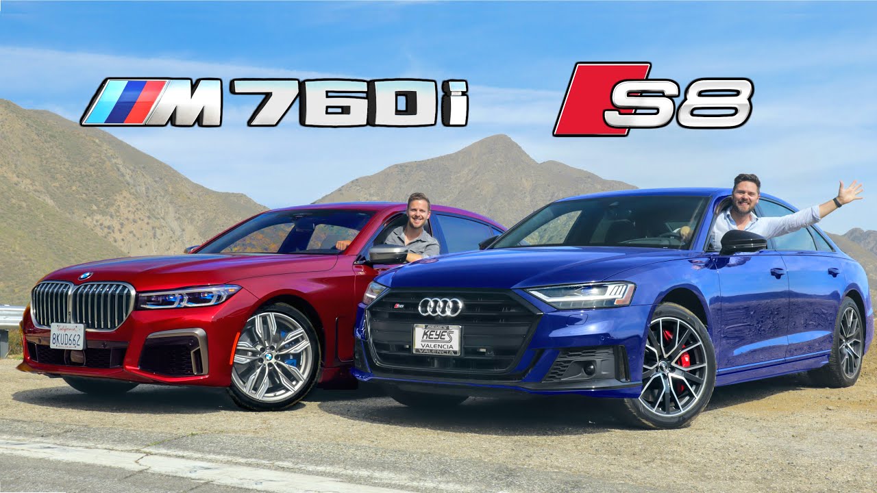 2020 Audi S8 vs BMW M760i // S-Class Killers