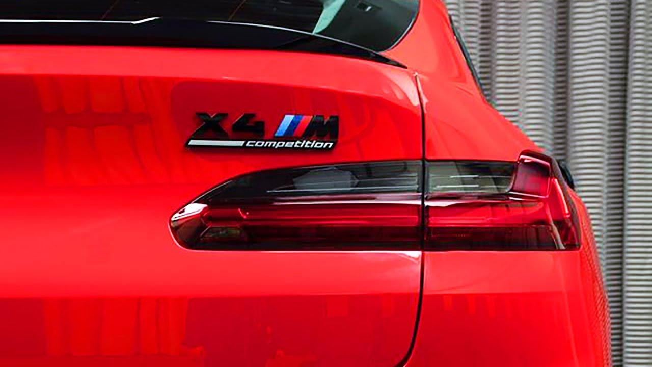 2020 BMW X4 M Competition F98 in Toronto Red color