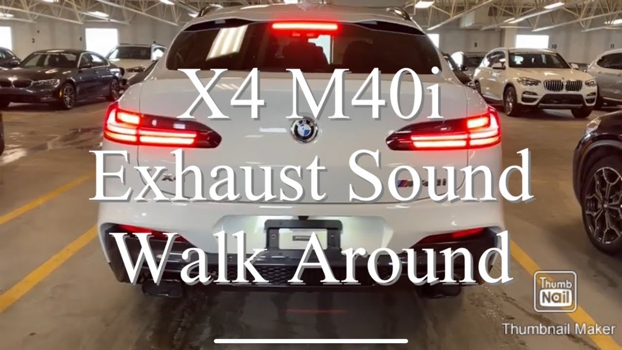 2020 BMW X4 M40i Over 380HP In-line 6 Ultimate Exhaust Sound