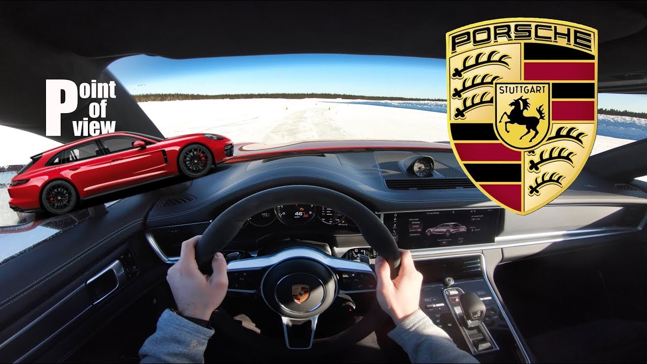2020 Porsche Panamera GTS Sport Turismo - Porsche Ice Expereince POV driving [4K]